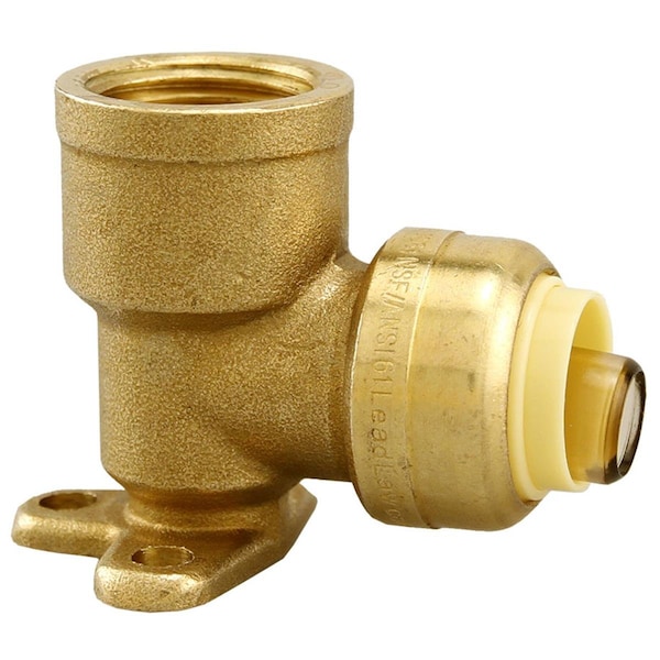 Boshart 0.5 x 0.5 in. Push Fittings Drop Ear Elbow PENL-PFDE05 - main